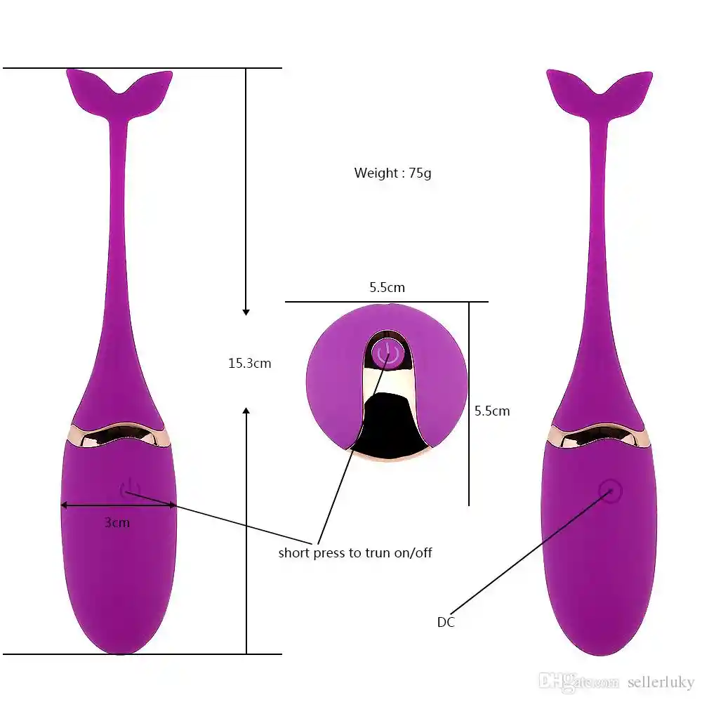 Vibrador En Forma De Delfín (bola Kegel)