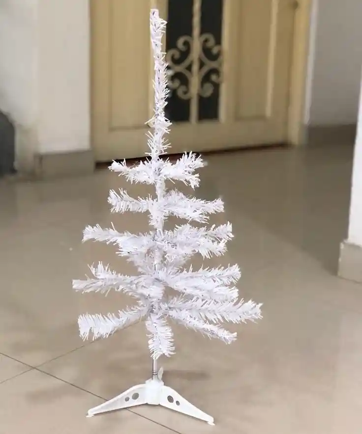 Mini Árbol De Navidad Blanco Para Mesa
