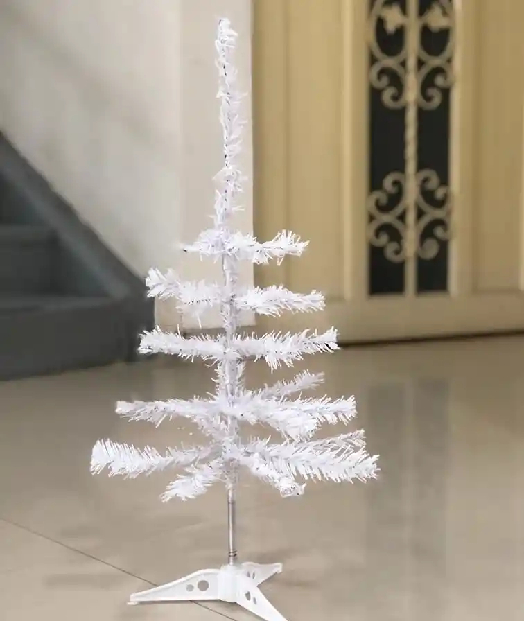 Mini Árbol De Navidad Blanco Para Mesa
