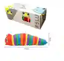 Gusano Arco Iris 3d Slug Fidget Juguete Articulado Flexible Alivio Anti-ansiedad Sensorial