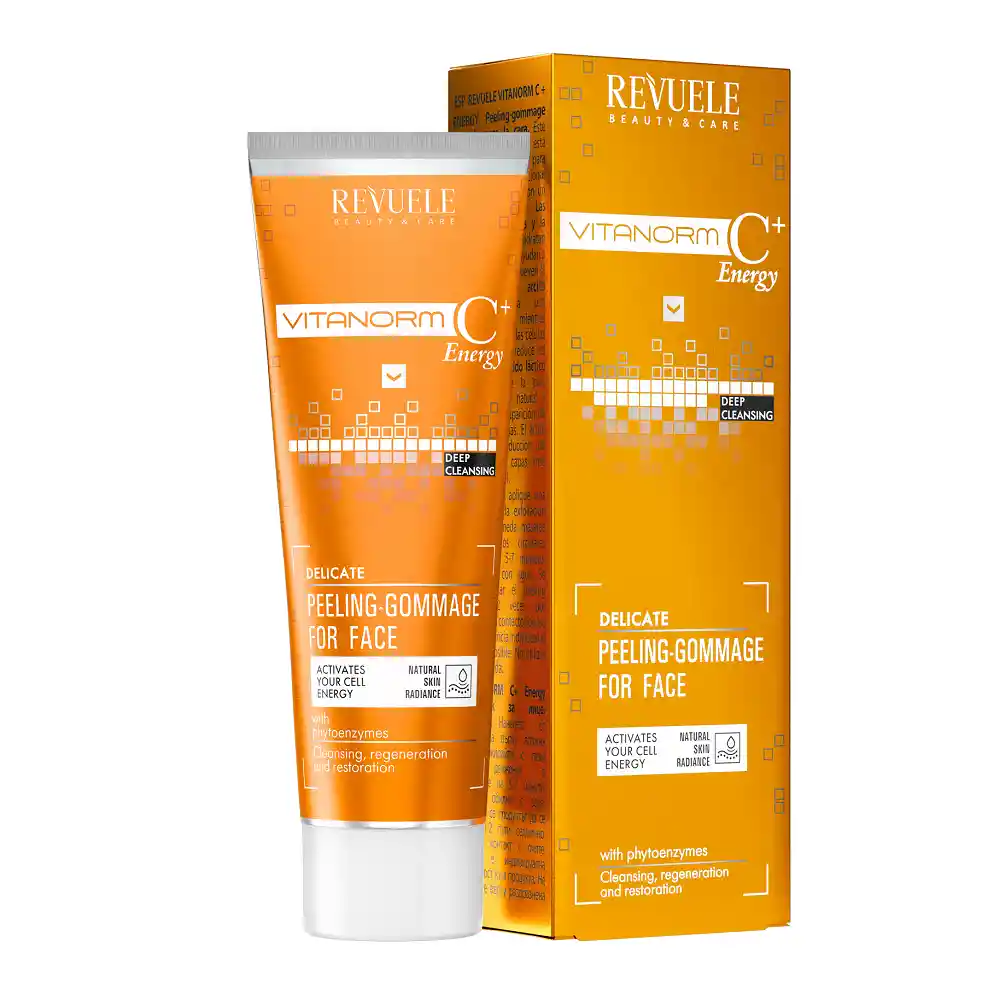 limpiadora exFoliante con vitamina c efecto peeling vitanorm c+ revuele