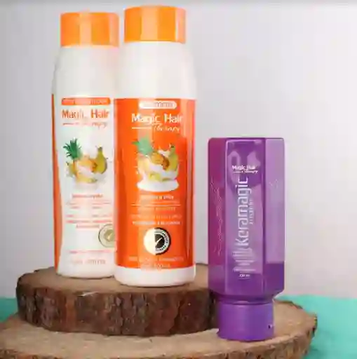 Kit Keratina 2 Anticaída (banana Y Piña) + Obsequio