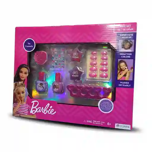 Barbie Set Mediano De Manicure