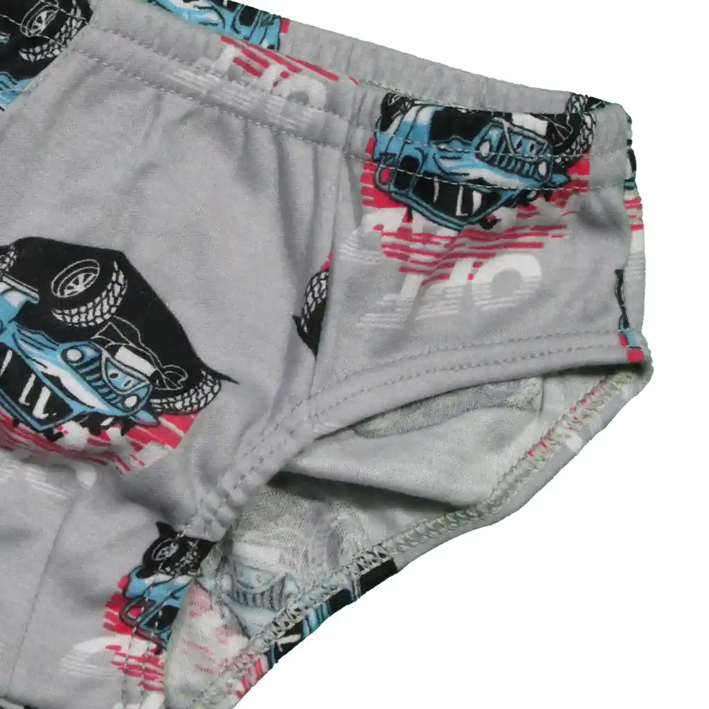 Pantaloncillo Niño Estampado Talla 2 Gris Pizarra