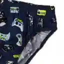 Pantaloncillo Niño Estampado Talla 2 Verde Limon Fluorecente