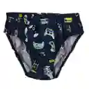 Pantaloncillo Niño Estampado Talla 2 Verde Limon Fluorecente