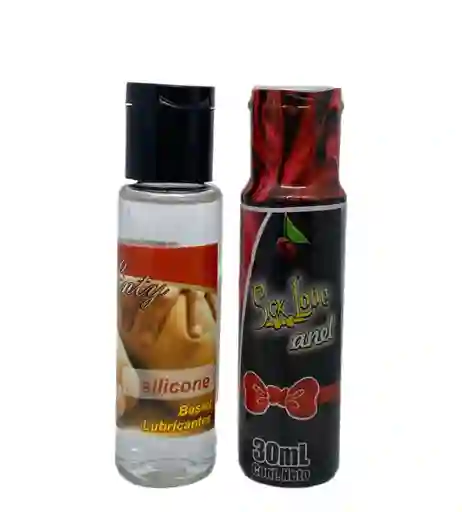 Kit Lubricante Anal + Lubricante Silicona