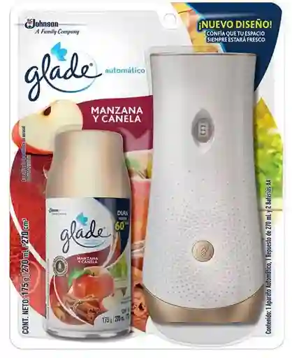 Ambientador Glade Automático Manz.-canela 175g