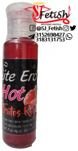 Aceite Comestible 30ml Frutos Rojos Punto G