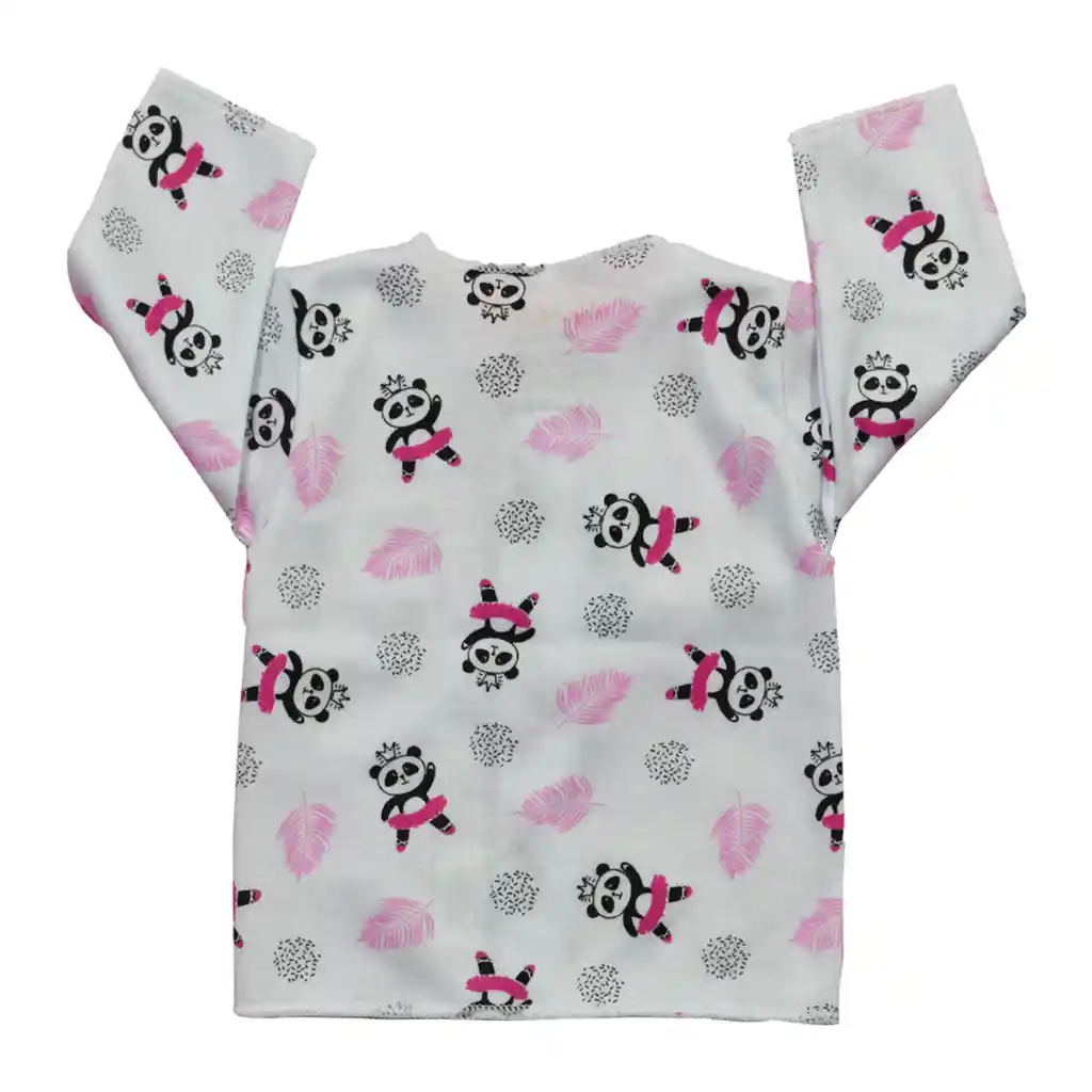 Camiseta Manga Larga Bebé Prematuro Estampado Niña - Rosado Medio