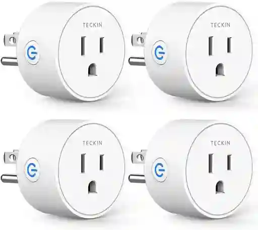 Toma Wifi Inteligente Enchufe Alexa Google Assistant X4 Unds