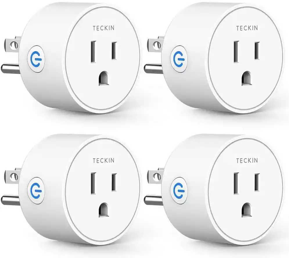 Toma Wifi Inteligente Enchufe Alexa Google Assistant X4 Unds