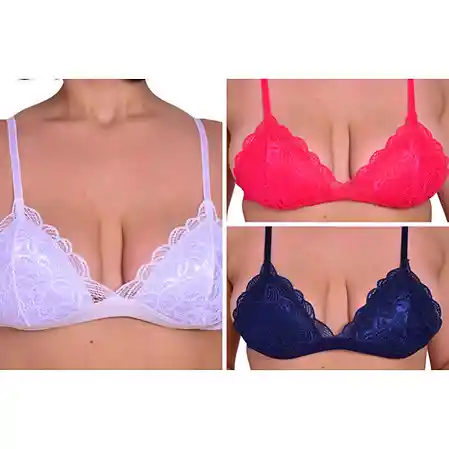 Combo X3 Bralettes Alice