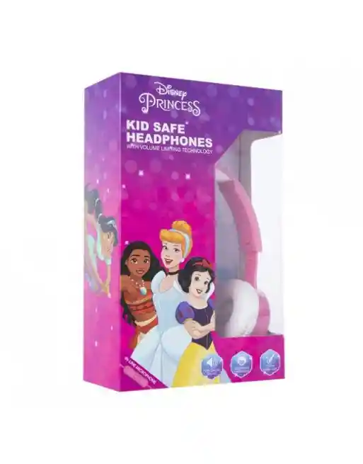 Audífonos Seguros Para Niños Con Tiara De Princesas Disney Con Micrófono