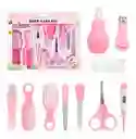 Kit Aseo Para Bebe 10 Piezas Sdb Rosado