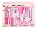 Kit Aseo Para Bebe 10 Piezas Sdb Rosado