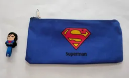 Superman Cartuchera 1 Bolsillo Y Protector Superman