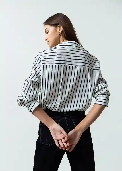Camisa Eva Mujer Crudo Puro Claro T L 512G310 Naf Naf