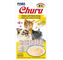 Churu Snackpara Gato Pollo Y Queso X 4Und