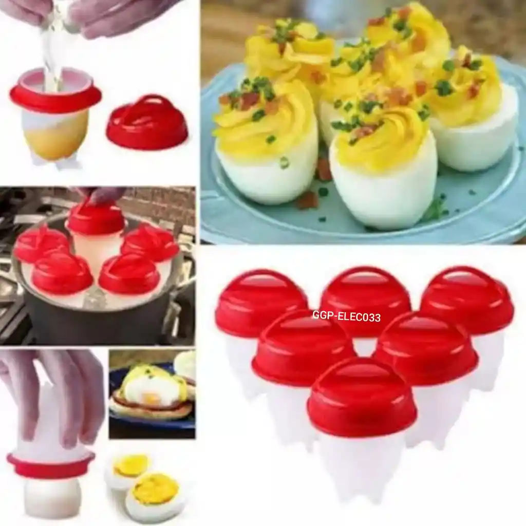 Moldes Para Cocinar Huevos Egg Boil X 6 Piezas