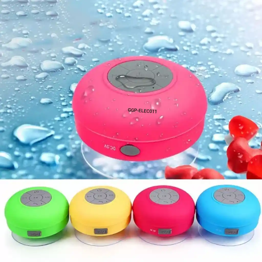 Parlante Bluetooth Para Ducha Recargable