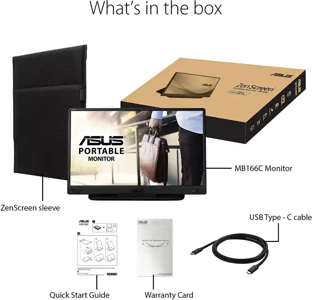 Monitor Portatil Pantalla Usb Tipo C Mac Ipad Windows