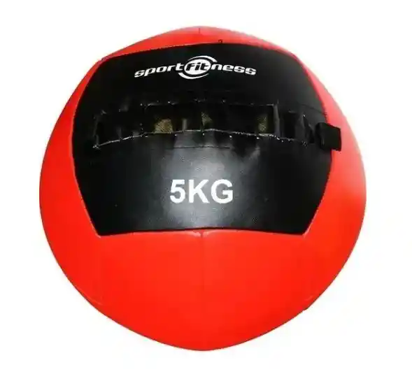 Sportfitness Balon De Peso Cuero Sintetico 5 Kg