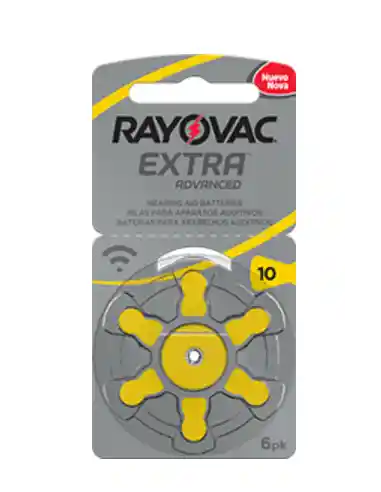 Pilas Para Audífono Rayovac Pr 10 Pack X6