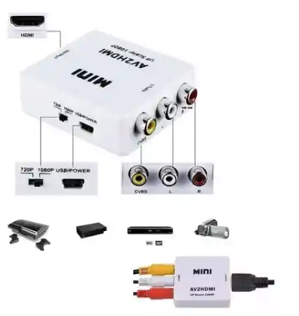 Convertidor De Video Rca A Hdmi