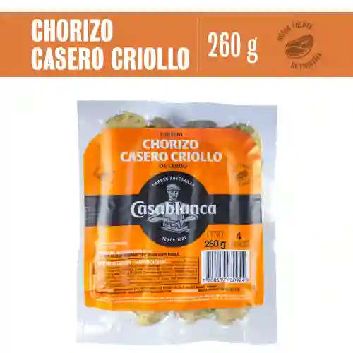 Chorizo Casero Criollo