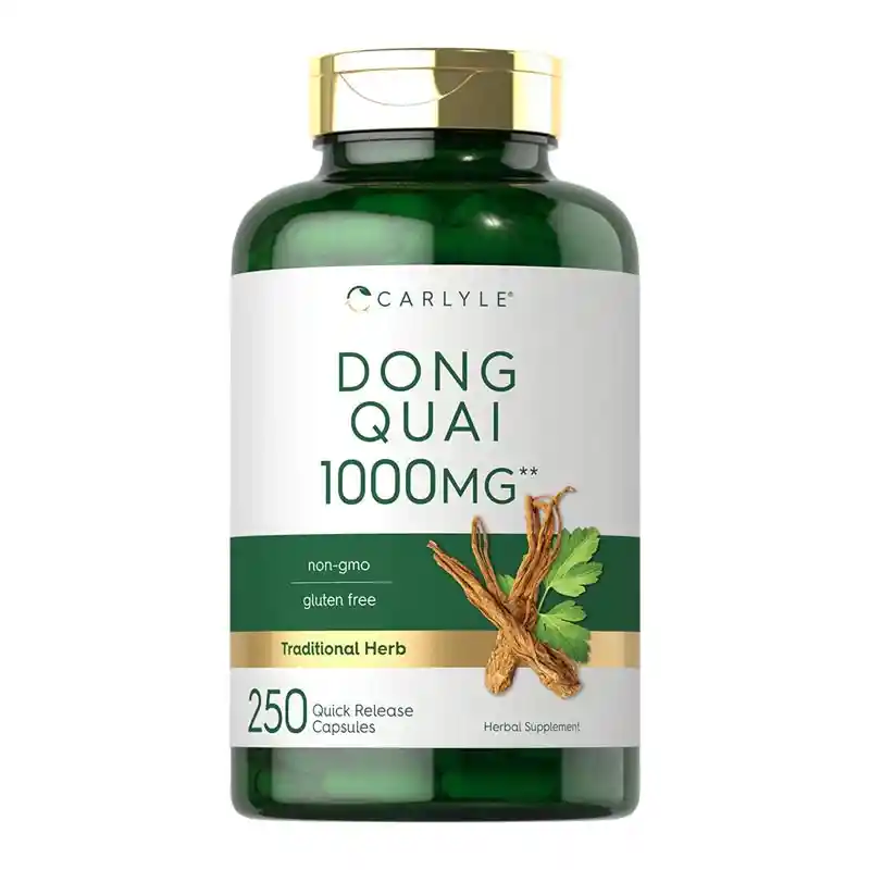 Carlyle Dong Quai Cápsulas 1000 Mg Suplemento 250 Unidades