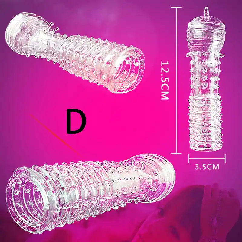 Funda Pene Condon Base O Estimulador Juguetes Sexuales