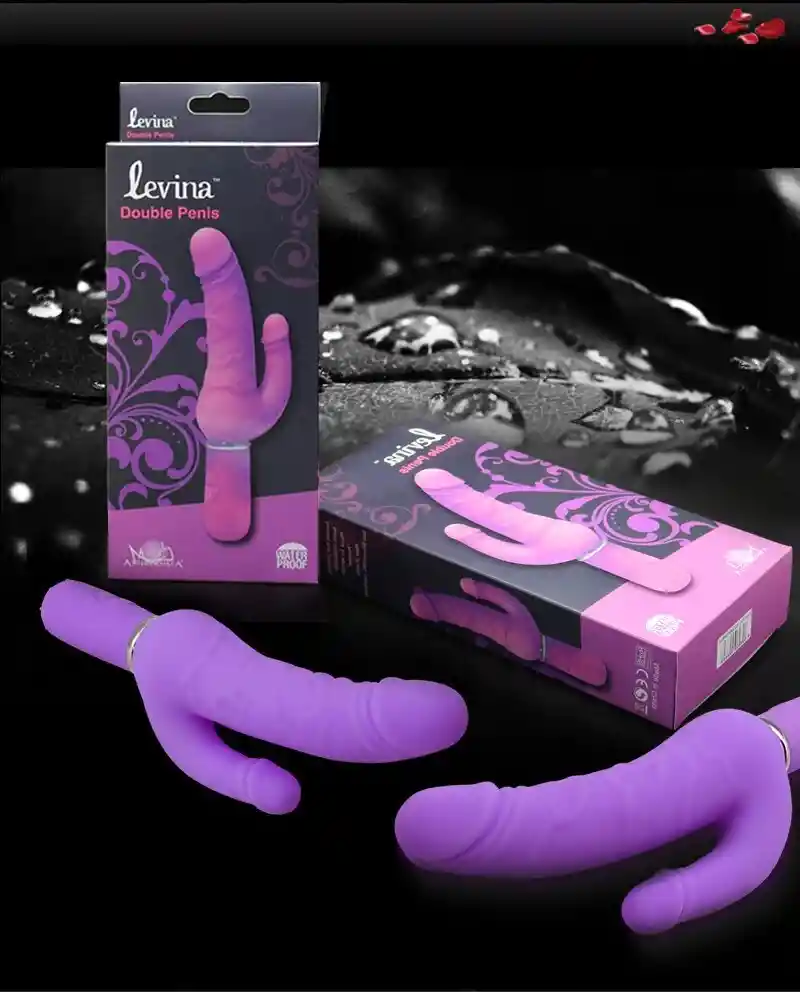 Vibrador Doble Pene Levina De 30 Modos De Funcionamiento