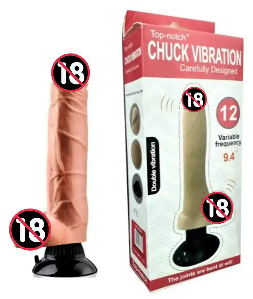 Vibrador Dildo Chupa Testiculos Chuck Vibration 9,4 (24cm)