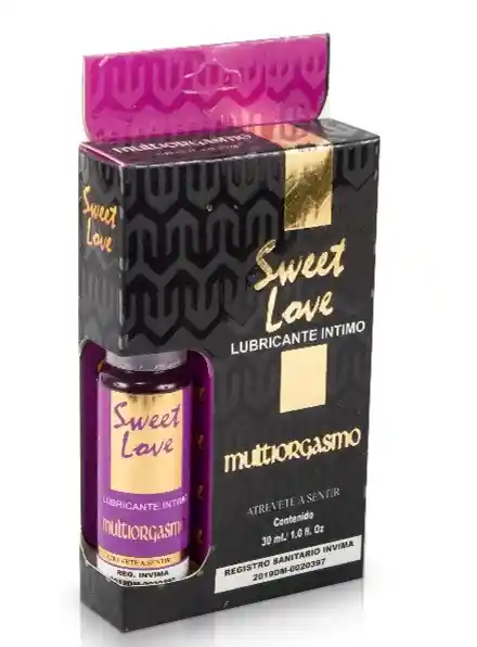 Lubricante Multiorgasmos Sweet Love 30 Ml A Base De Agua