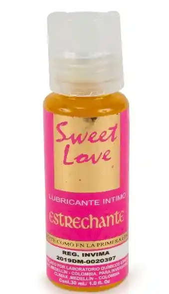 Lubricante Estrechante Sweet Love 30 Ml A Base De Agua