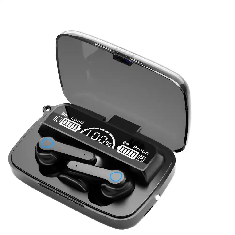 Auriculares M19 Bluetooth 5.1 Audífonos Power Bank Linterna