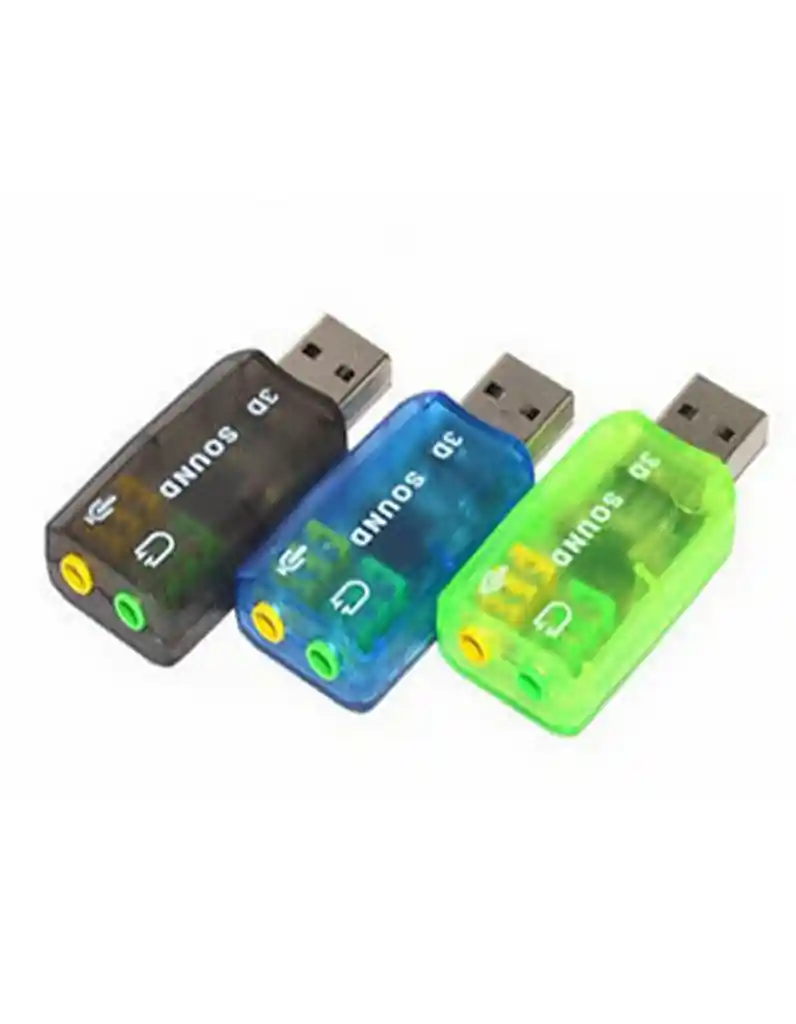 Tarjeta De Sonido 5.1 Por Usb