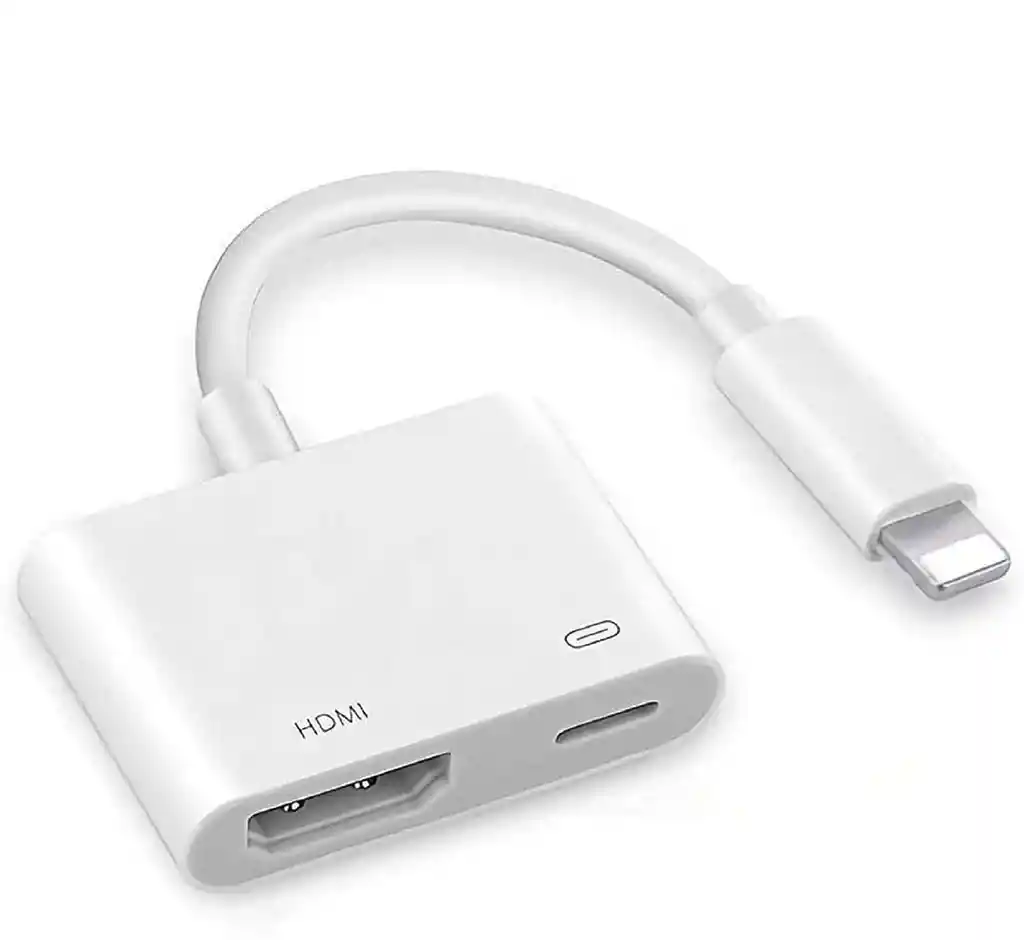 Adaptador Lightning A Hdmi Iphone Ipad Ipod Full Hd