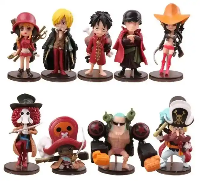 One Coleccion Figuras De Accion Animepieces X9