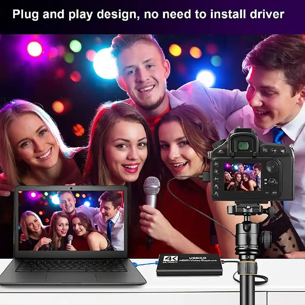 Capturador Video Y Audio Hdmi Usb Transmision En Vivo 60 Fps