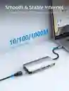 Adaptador Usb Macbook Laptop A Hdmi Ethernet Usb Tipo C