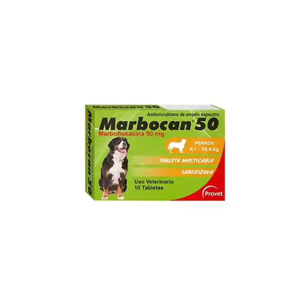 Marbocan De 50 G Para Perro 9,1-36,4 Kg