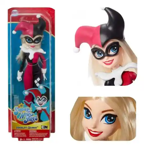 Dc Super Heroe Girls - Mattel - Harley Quinn Muñeca Niña