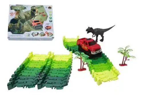 Pista Mágica Prehistórica Camioneta Dinosaurio Niños