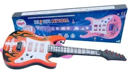 Guitarra Rock Juguete Luces Sonidos Instrumento Musical Niño