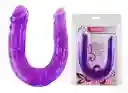 Dildo Doble Penetracion Consolador En U Doble Punta