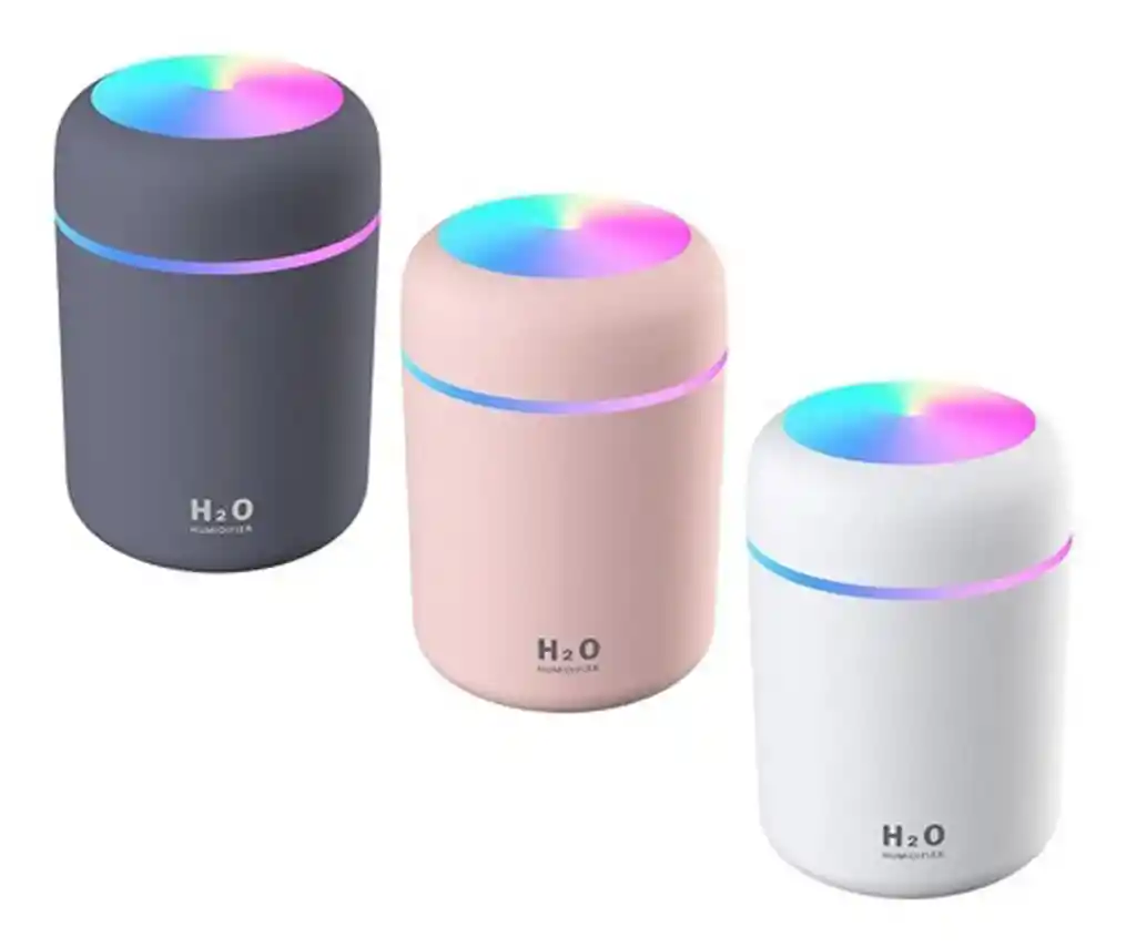 Humidificador Difusor Aroma Ambientador Luz Led H2o