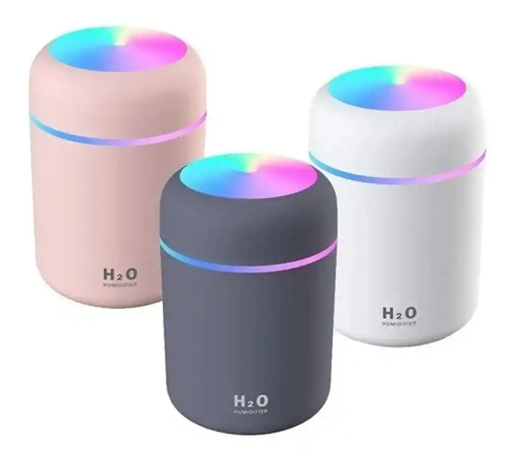 Humidificador Difusor Aroma Ambientador Luz Led H2o