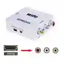 Convertidor Adaptador De Hdmi A Rca Video Version 1080p